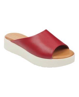 easy spirit red sandals