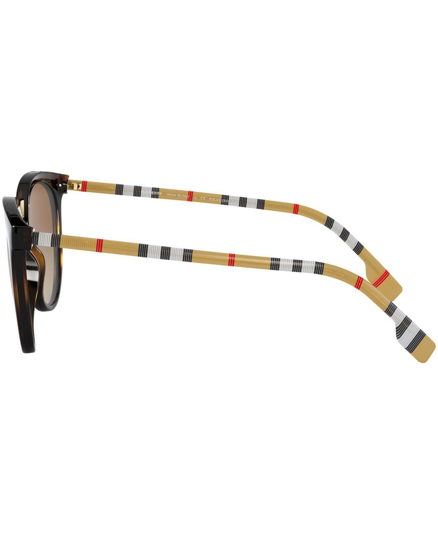 Женские солнцезащитные очки Burberry Polarized Sunglasses, 0BE4316, цвет: Гавана / Коричневый градиентный — фото 6