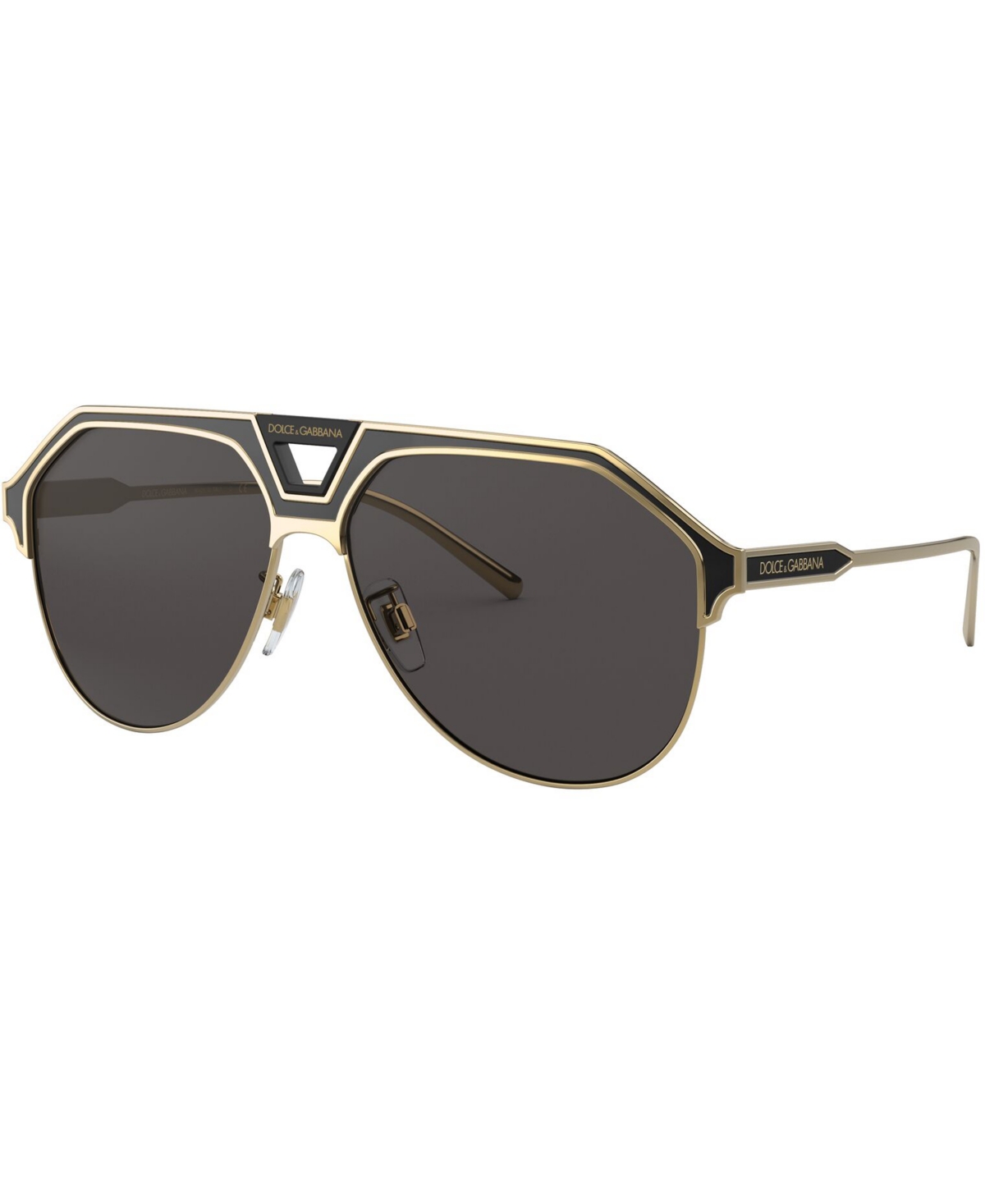 Dolce & Gabbana Sunglasses, 0dg2257 In Gold,black Matte,grey