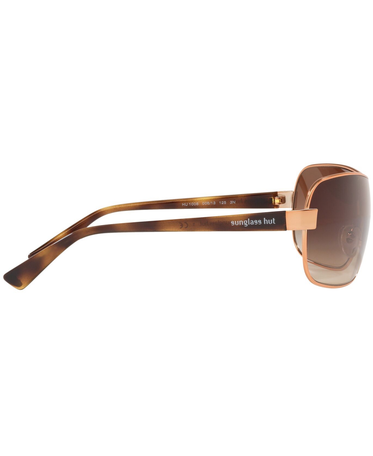 Shop Sunglass Hut Collection Sunglasses, 0hu1008 In Light Brown,brown Gradient