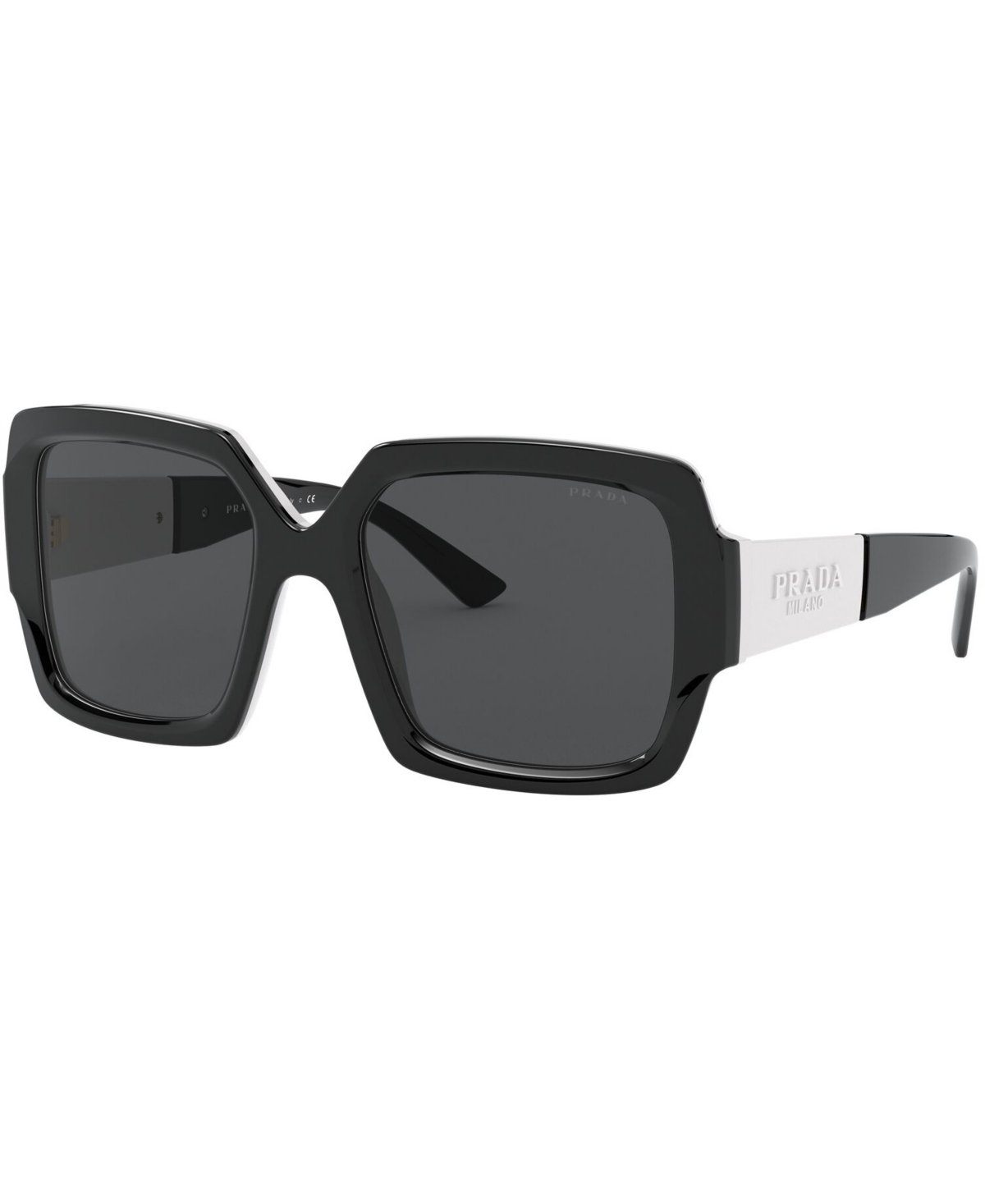 Prada Sunglasses, 0PR 21XS - BALCK/WHITE/DARK GREY