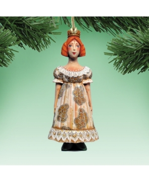 Designocracy Clara Nutcracker Wooden Ornament Set Of 2 In Multi