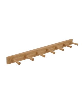 Diversified Wall-Mounted 7 Peg Wood Hook Rack