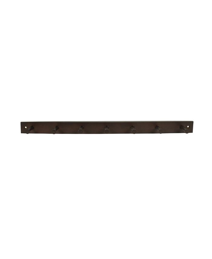 Spectrum Diversified Wall-Mounted 7 Peg Wood Hook Rack - Macy's