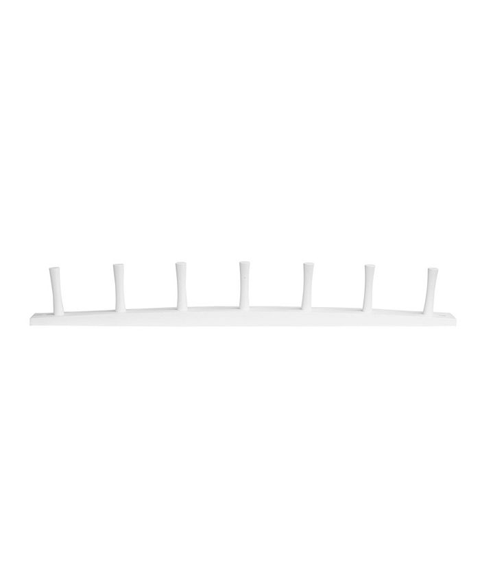 Spectrum Diversified Wall-Mounted 7 Peg Wood Hook Rack - Macy's