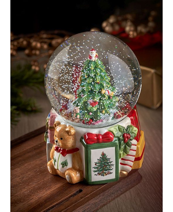 Spode Christmas Tree Musical Snow Globe & Reviews Home Macy's