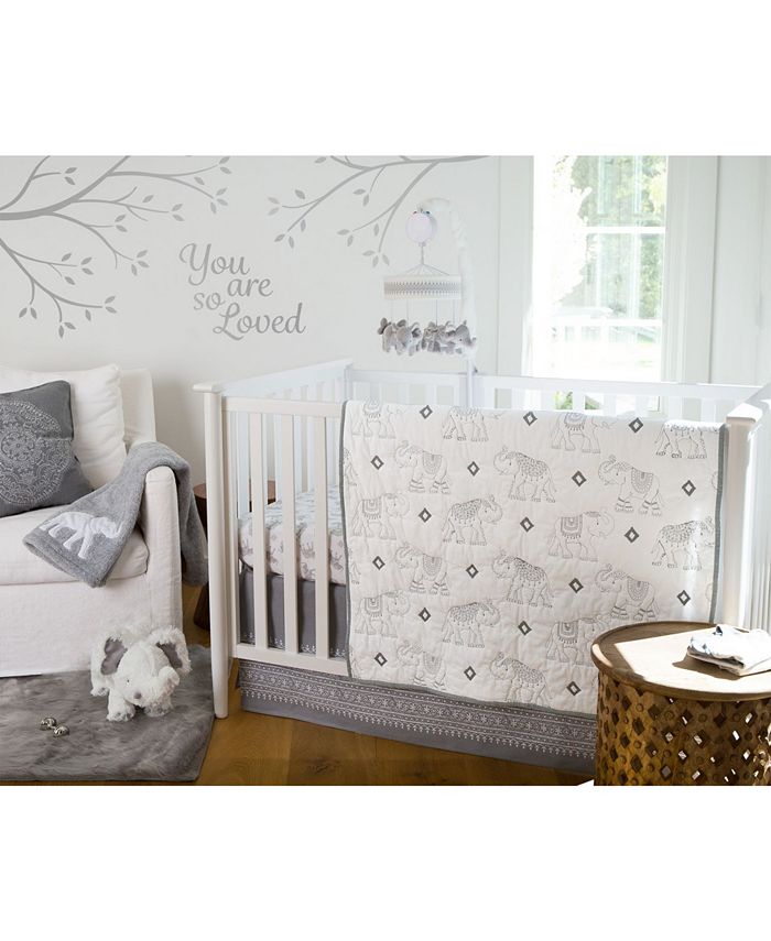 Levtex Baby Elephant Parade Crib Blanket Macy's