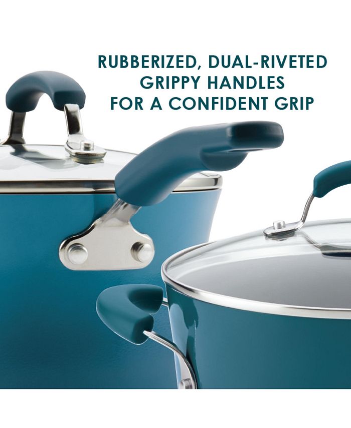 rachael ray deep skillet with lid