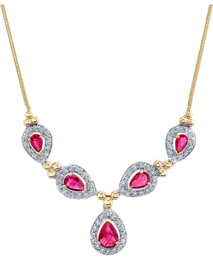 Macy's ruby jewelry hot sale