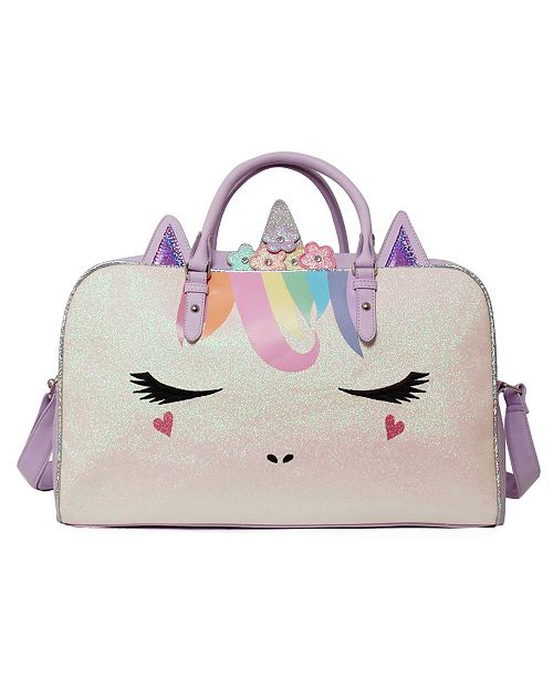 Omg Accessories Girls Flower Crown Miss Gwen Unicorn Duffle Bag