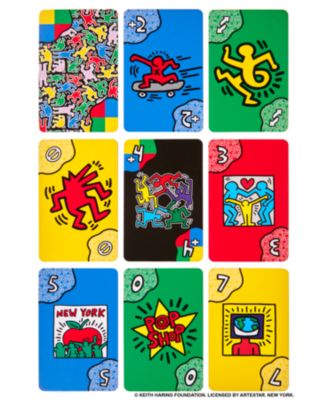 Mattel UNO™ Artiste Series No. 2. UNO™ Card Game Featuring the Artwork of Keith Haring, Exclusive to Macy's  