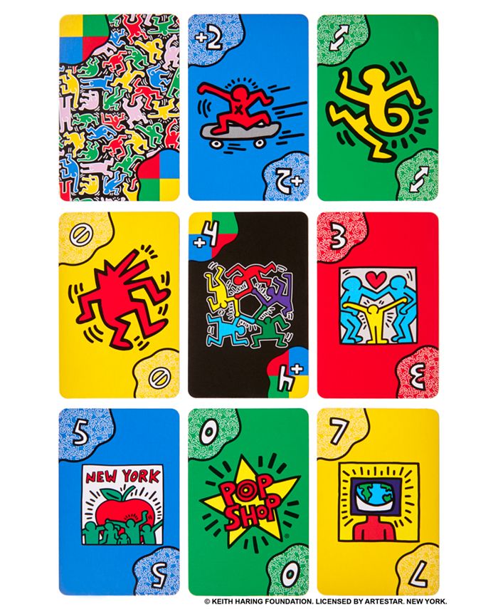 Mattel uno artiste series no 2 uno card game featuring the artwork