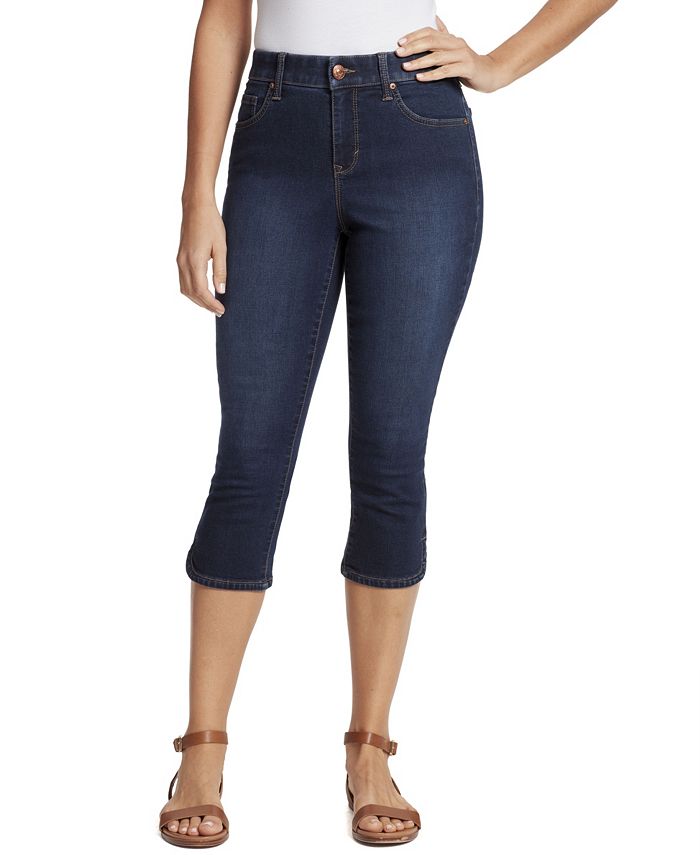 Gloria Vanderbilt Petite Comfort Curvy-Fit Capri Jeans - Macy's