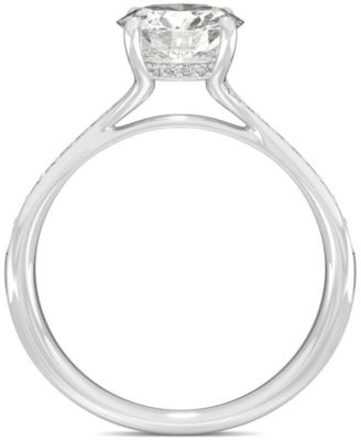 Moissanite Engagement Ring (1-5/8 ct. t.w. DEW) in 14k White Gold
