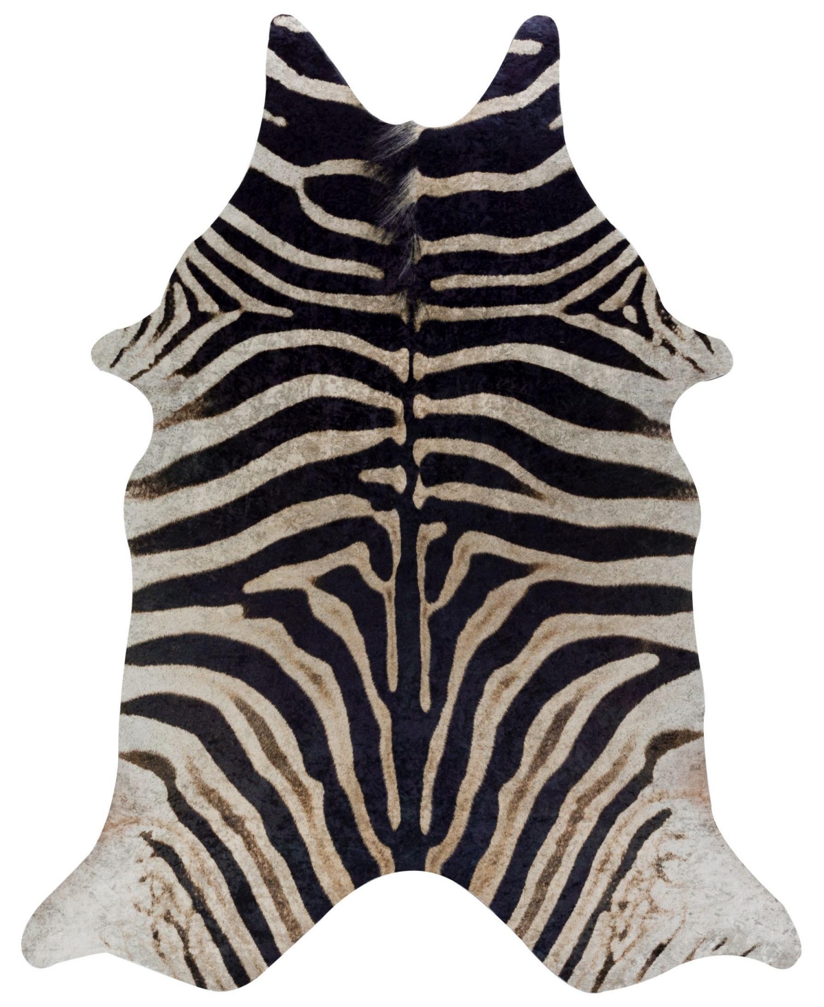 D Style Idaho IDA07 Black 7'9in x 9'7in Area Rug - Black