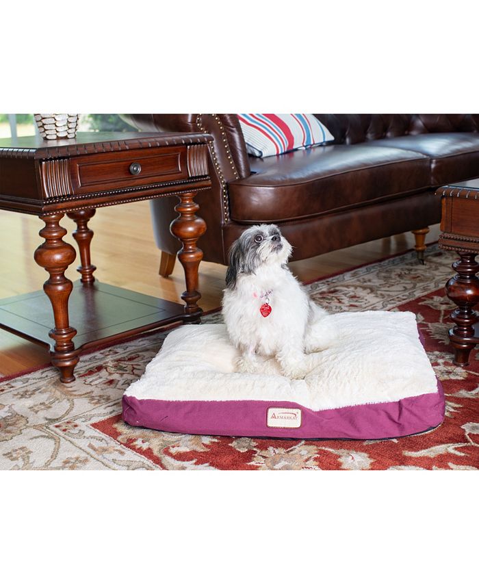 Armarkat Pet Bed and Dog Crate Mat With Poly Fill Cushion Removable