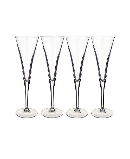 Villeroy Boch Purismo Special Flute Champagne Glass Set Of 4