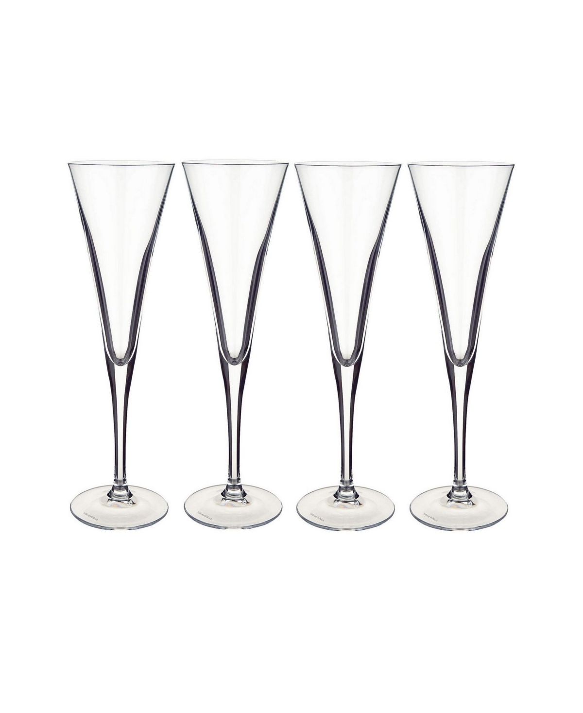 Villeroy & Boch Purismo Special Flute Champagne Glass, Set of 4