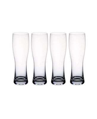 Villeroy & Boch Purismo Wheat Beer Pilsner Glass, Set of 4 - Macy's