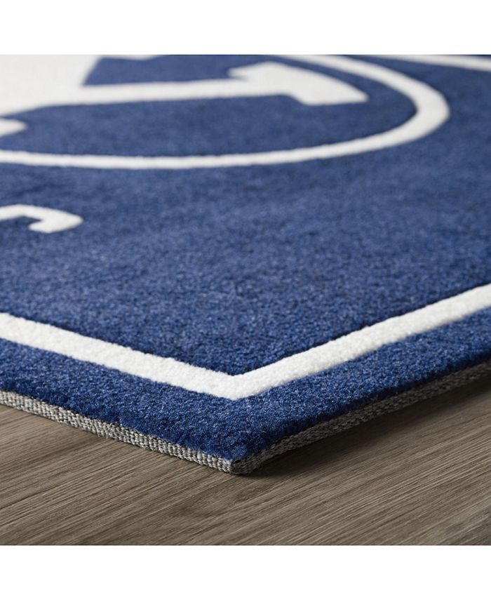 Luxury Sports Rugs Brigham Young Colby Blue 1'8" x 2'6" Area Rug Macy's