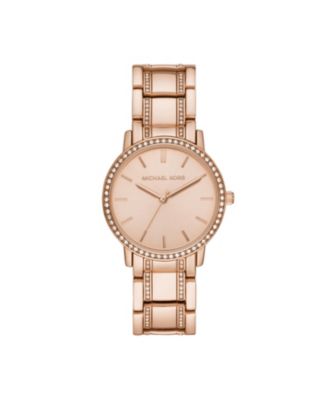 Michael Kors Women's Melissa Three-Hand Rose Gold-Tone Alloy