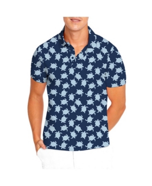 Nick Graham Men's Modern Fit Stretch Printed Polo