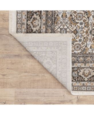 Maharaja 2061N Ivory and Gray 3'3" x 5' Area Rug