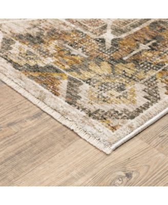 Maharaja 661C Gold and Ivory 9'10" x 12'10" Area Rug