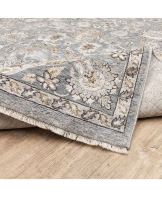 Maharaja 70E Blue and Ivory 3'3" x 5' Area Rug