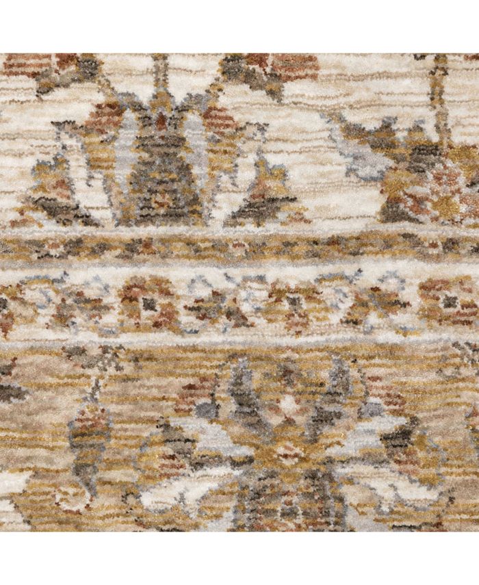 JHB Design Kumar Kum08 Ivory and Gold 2' x 3' Area Rug Macy's