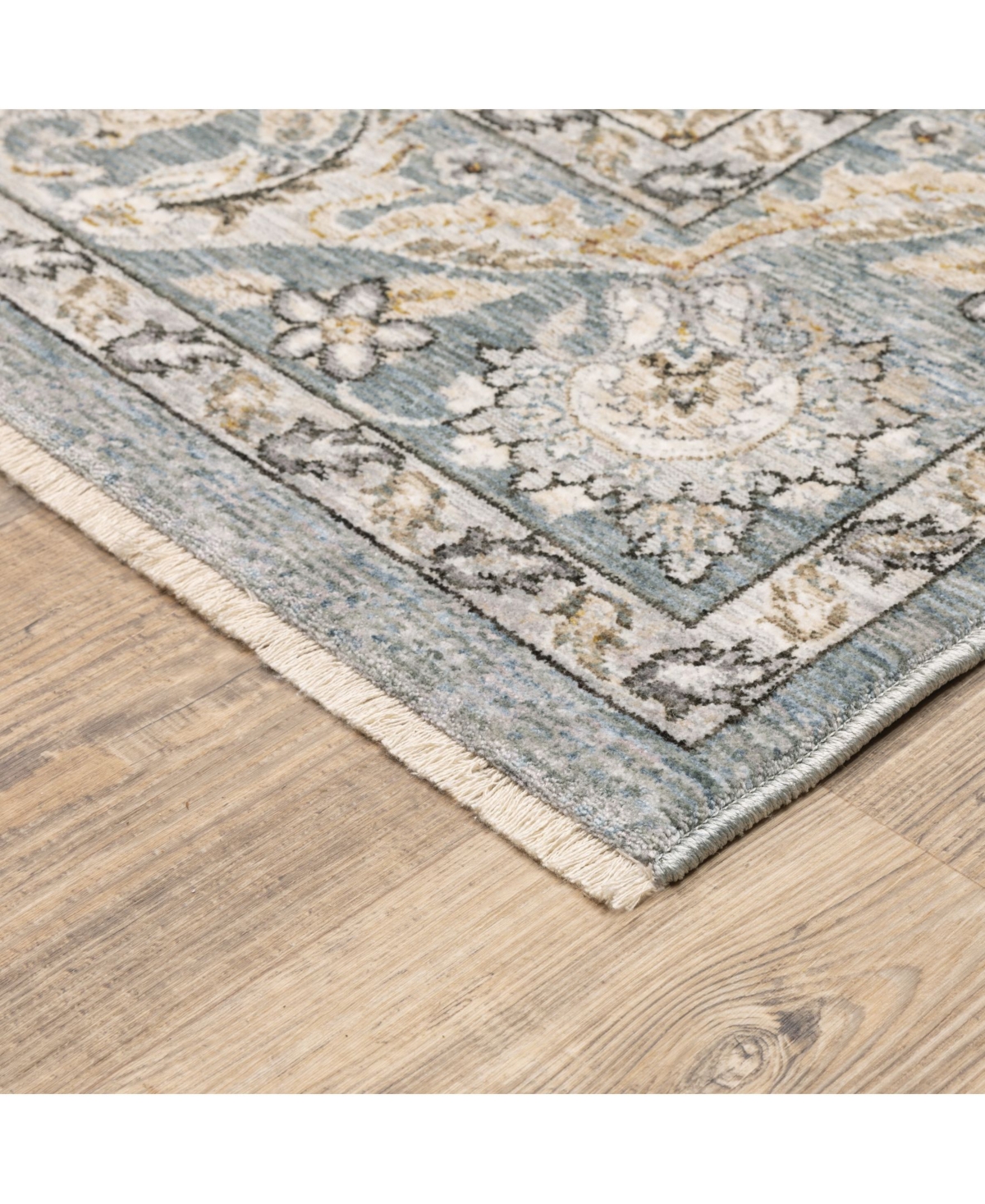 Shop Jhb Design S Kumar Kum03 Blue And Ivory 3'3" X 5' Area Rug In Blue,ivory