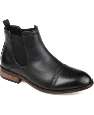Vance Co Garrett Men's Cap Toe Chelsea Boot Men's Shoes