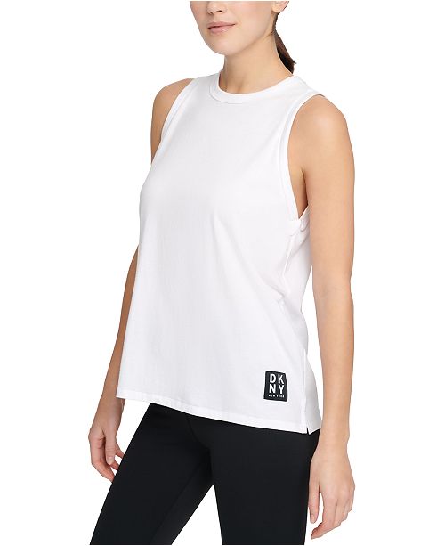 Dkny Sport Logo Tank Top Reviews Tops Women Macy S
