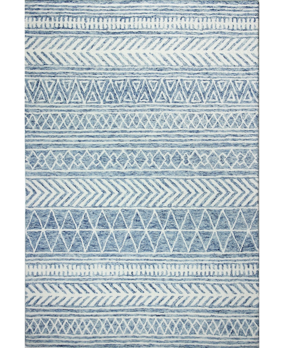 Bb Rugs Taron Val-08 Denim 8'6in x 11'6in Area Rug - Denim