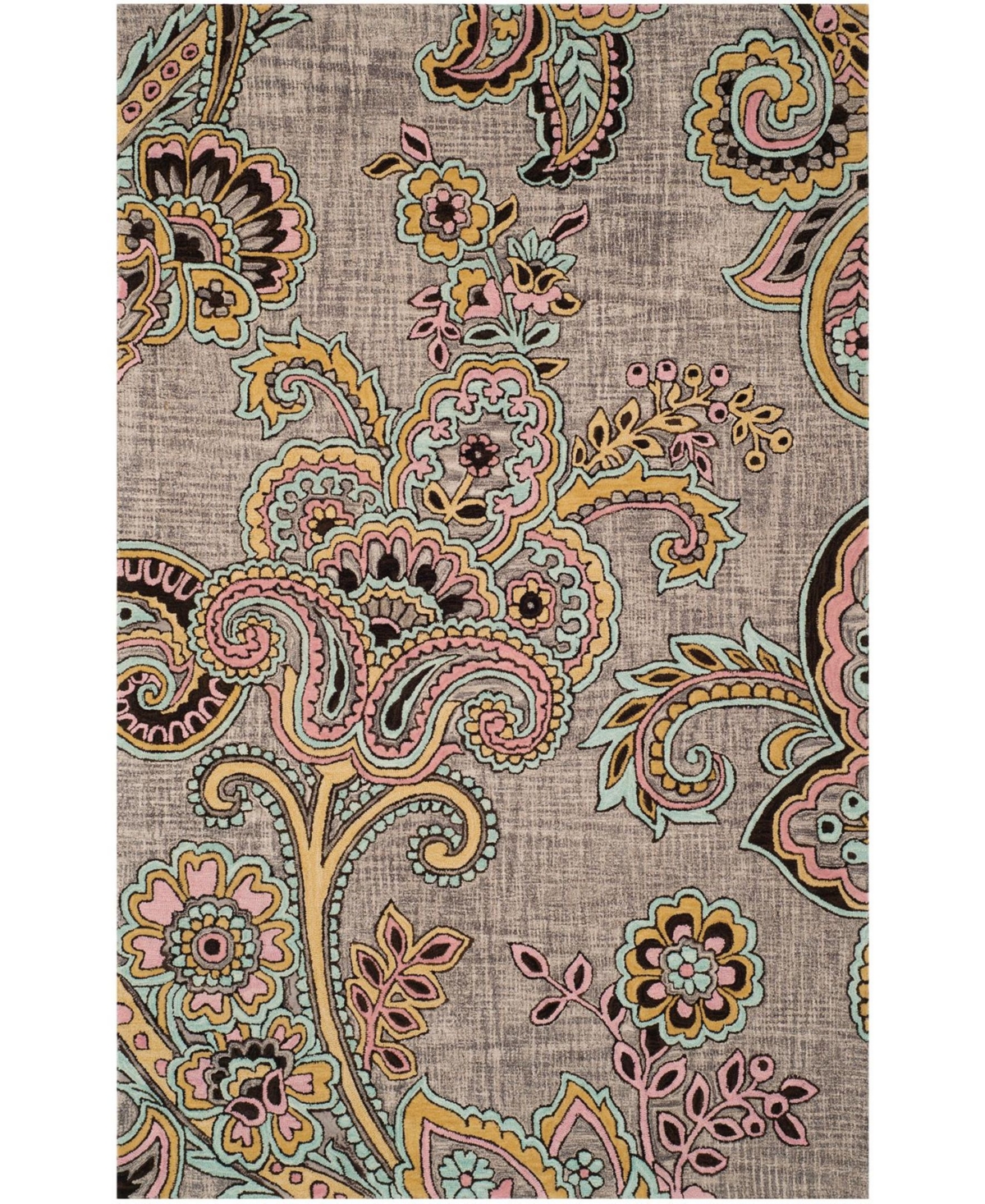 Safavieh Allure 310 Gray and Gold 5' x 8' Area Rug - Gray