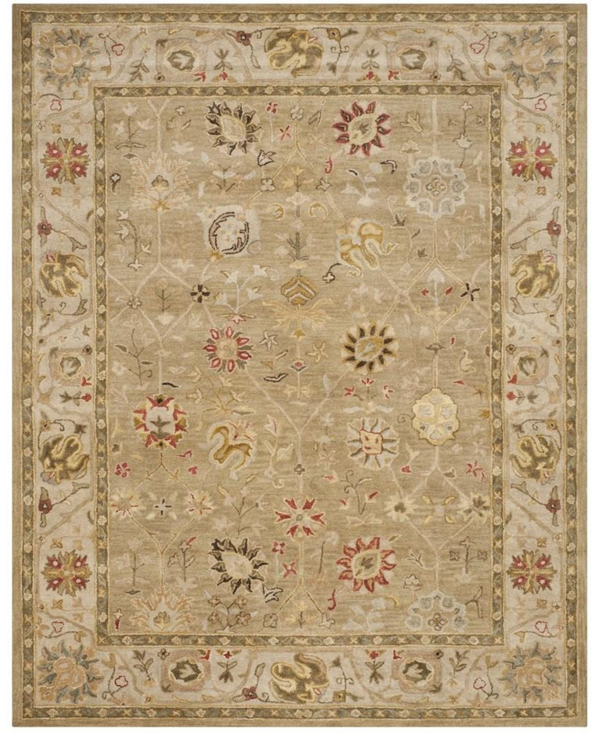 Safavieh Antiquity At859 Taupe 8'3in x 11' Area Rug - Taupe