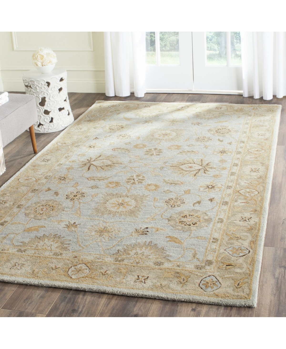 Safavieh Antiquity At856and Sage Area Rug - Mist