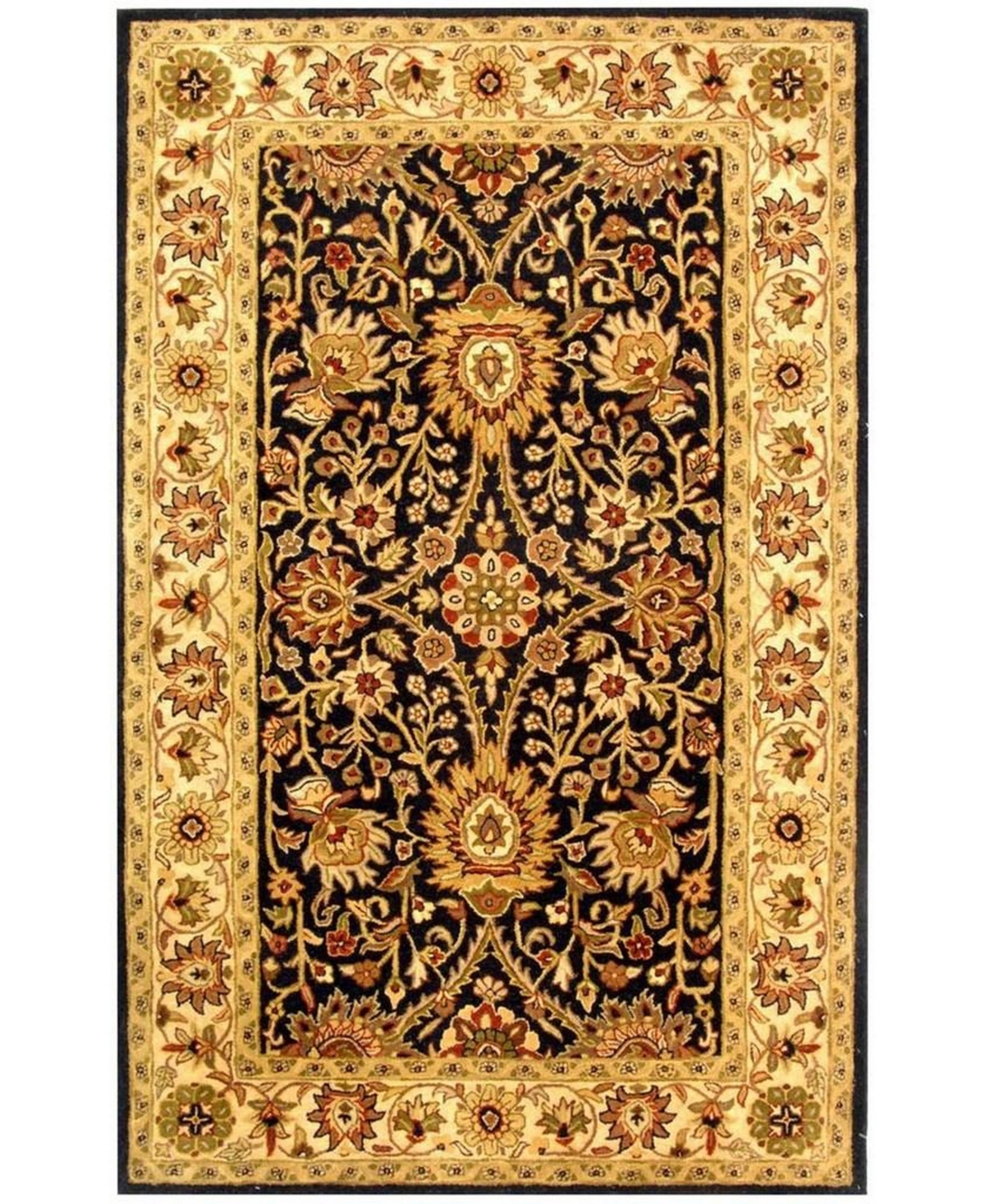 Safavieh Antiquity At249 Black 6' x 9' Area Rug - Black