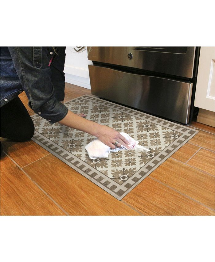 Bungalow Flooring Florart Kirkwood Mat Khaki 2'10" x 4'9" Area Rug Macy's