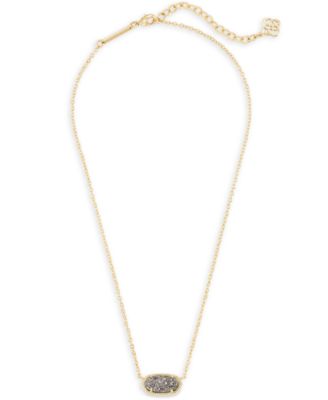 Glass Stone Elisa Pendant Necklace