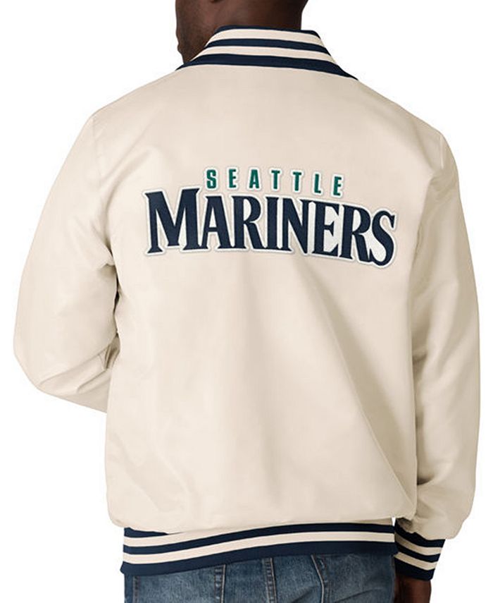 Starter Men's Seattle Mariners Captain Coop Satin Jacket Macy's