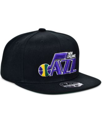 Mitchell Ness New Orleans Jazz Team Ground Fitted Cap Macy s