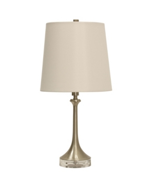 StyleCraft Hardback Fabric Shade Table Lamp