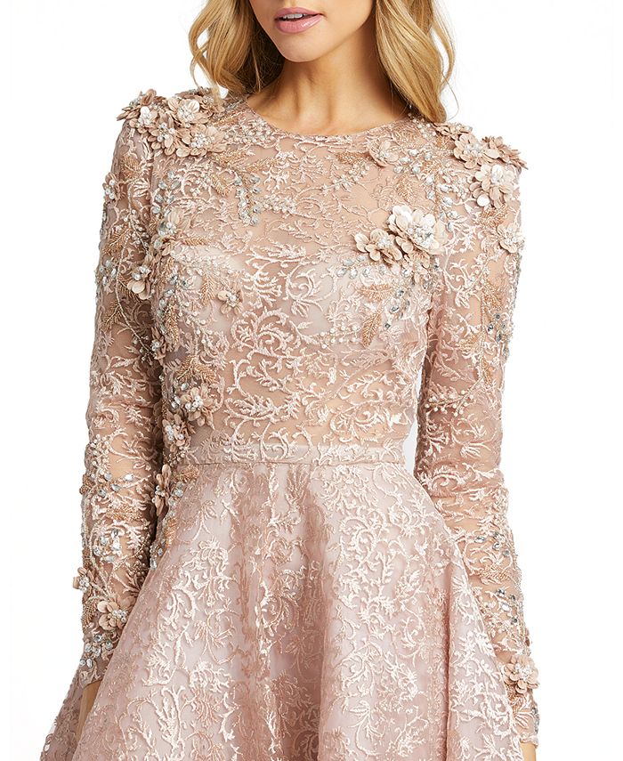 mac duggal embellished ball gown