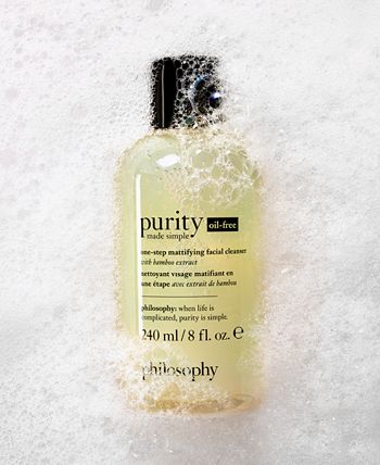 philosophy - Purity Made Simple Oil-Free One-Step Mattifying Facial Cleanser, 8-oz.
