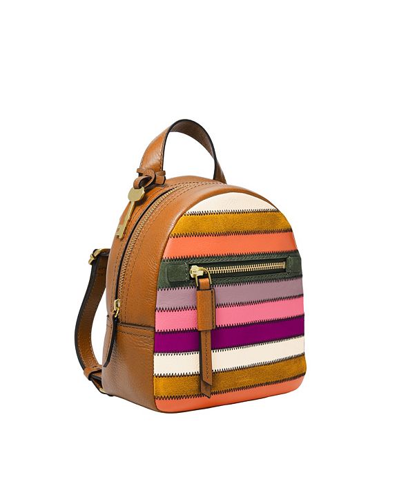 Fossil Women's Megan Mini Leather Backpack & Reviews - Handbags ...