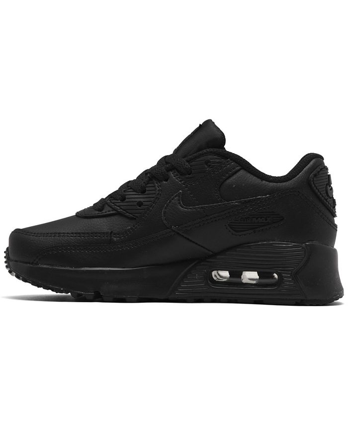 Nike Little Kids Air Max 90 Leather Running Sneakers from Finish Line ...