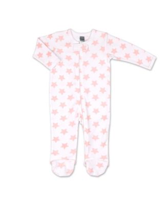 Baby Girls Sleep N Play Footed Pajamas for Girls, Pink Floral, 3 Pack, to 9 Months