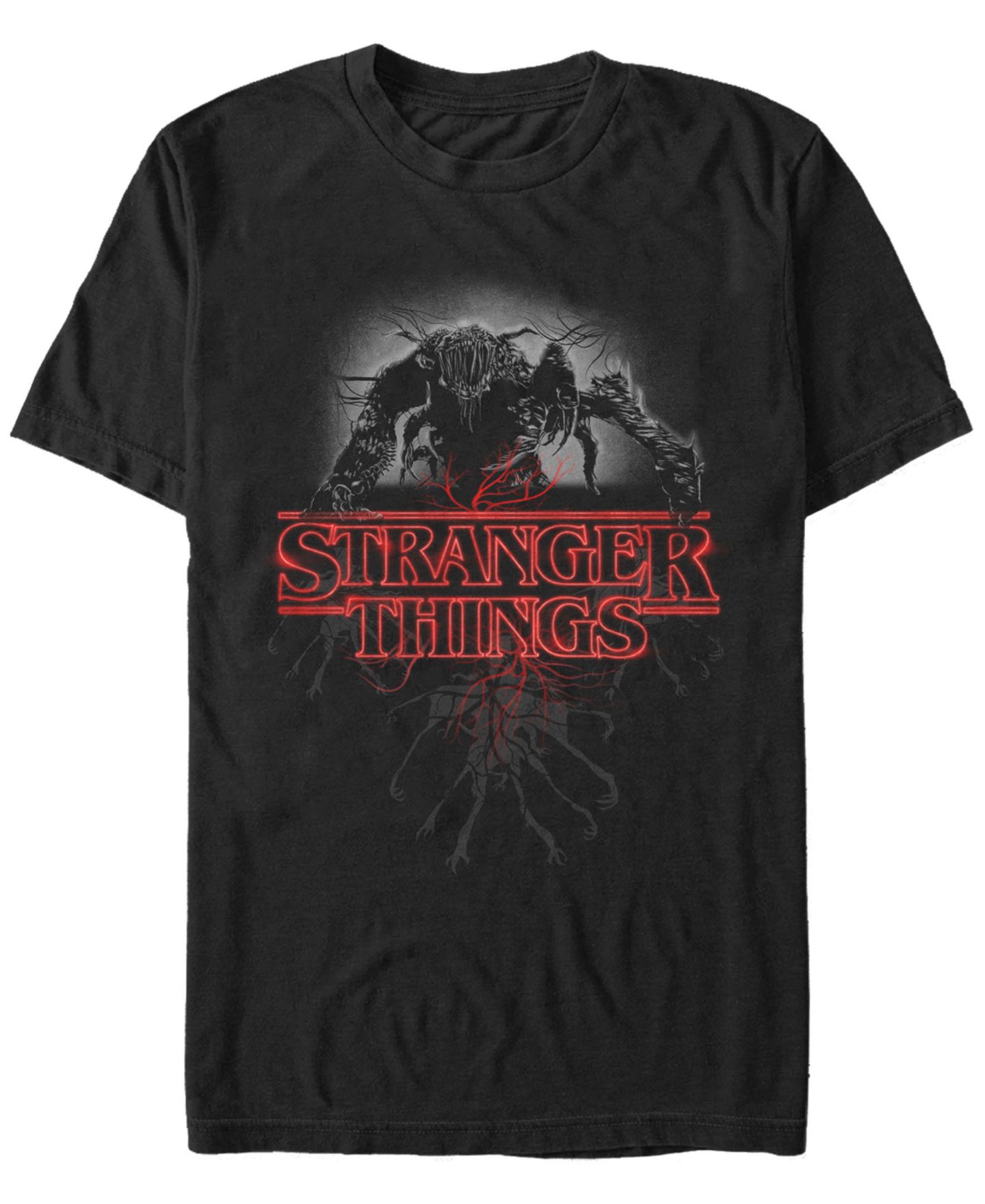 Мужская футболка Fifth Sun Stranger Things Demogorgan Poster Short Sleeve, цвет: Чёрный — фото 1