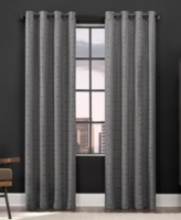 Scott Living Gresham Geometric 100% Blackout Grommet Curtain Panel, 84